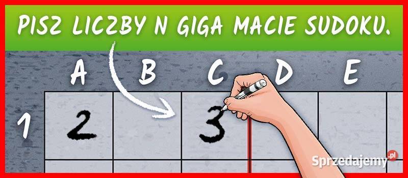 giga SUDOKU XXL gra logiczna do nauki i zabawy Łódź sprzedam