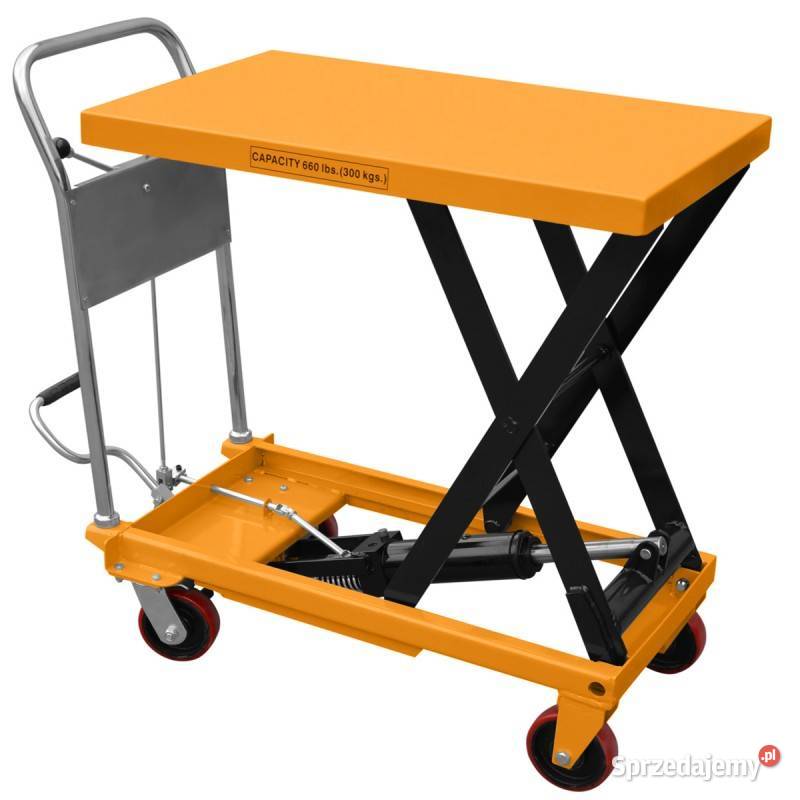 MOCNY WÓZEK NOŻYCOWY HYDRAULICZNY PLATFORMOWY Siedlce