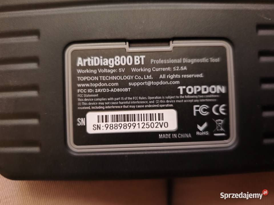 Urządzenie diagnostyczne OBD2 Artidiag 800BT Piotrków Trybunalski