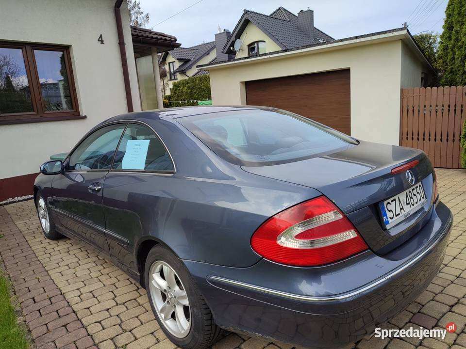 Mercedes CLK na sprzedaż sprowadzony Mercedes-Benz śląskie Zawiercie