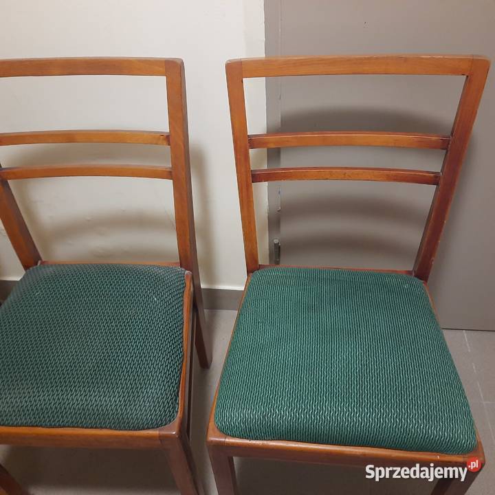 Krzesła drewniane PRL Antyki Poznań sprzedam