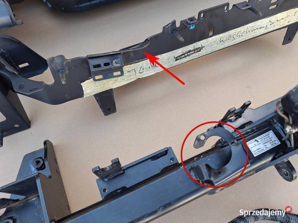 FORD RANGER III 3 ZDERZAK TYŁ STELAŻ BELKA HAK osobowe