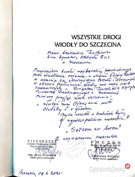 Wszystkie drogi wiodły do Szczecina Czech Szczecin sprzedam