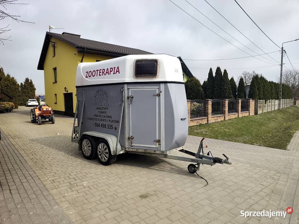 PRZYCZEPA SLUIS DMC 1150 KAT B SIODLARNIA Do przewozu koni Wodzisław