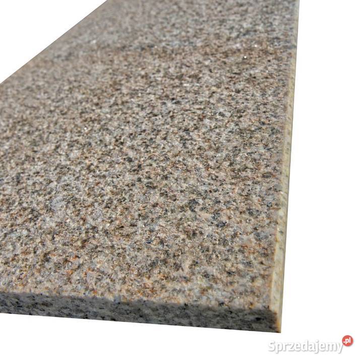 Stopień granitowy G682 Yellow Pink płomieniowany Gdynia