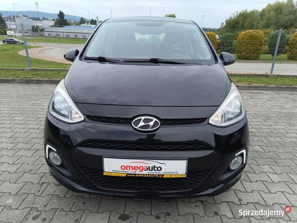 Hyundai i10 II 10 MPI 66 2015 klimatyzacja i10 Sanok