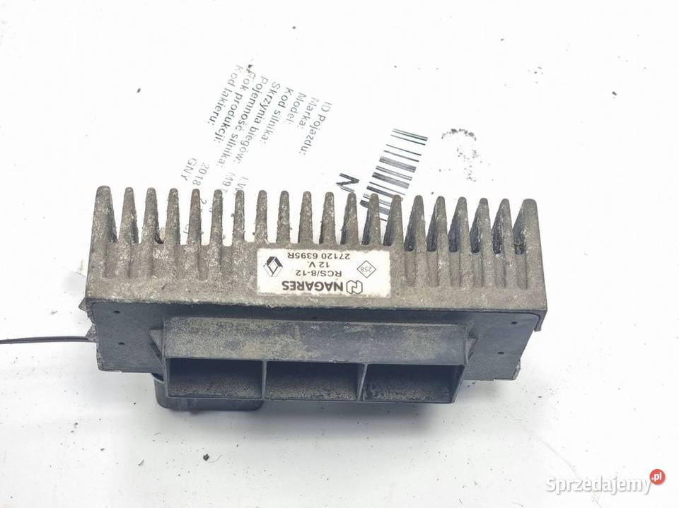 PRZEKAZNIK OPEL MOVANO III 271206395R osobowe Pozostałe Lipno
