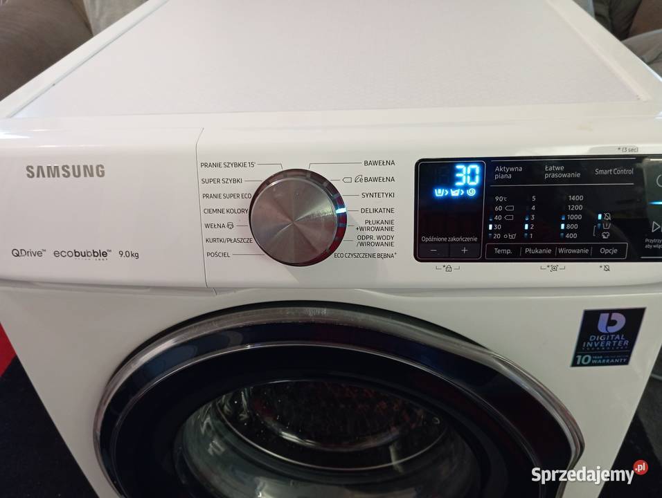 Pralka Samsung Eco bubble 9 1400obr Smart wolnostojące Warszawa sprzedam