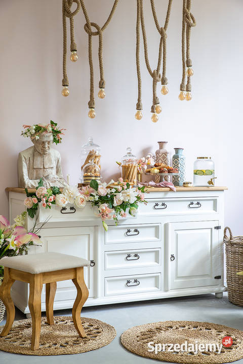 Rustykalna komoda drewniana woskowana COM 19 Komody Dom i Ogród Maków Podhalański sprzedam