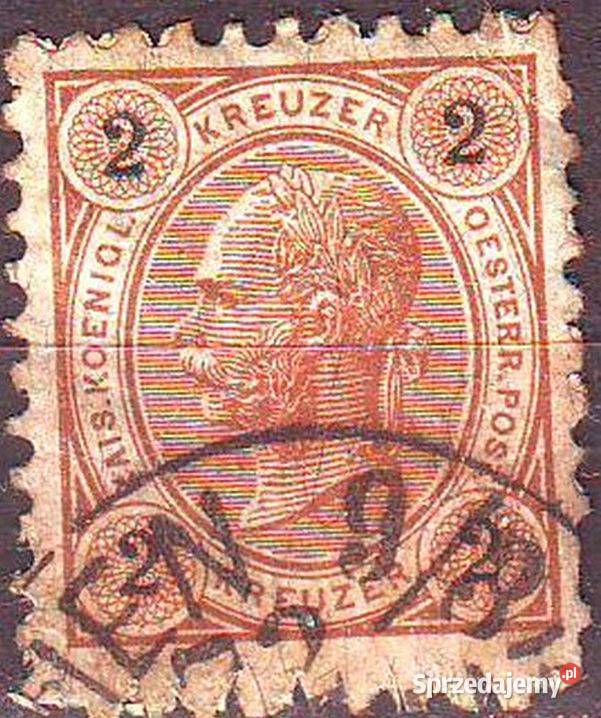Zn Austria Mi 51 3 4 kas 1890 Gliwice