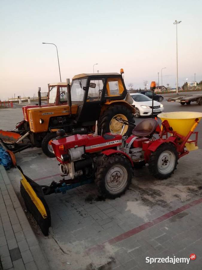 ODŚNIEŻANIE akcja zima Ciągnik Komunalny Solarka kujawsko-pomorskie Grudziądz