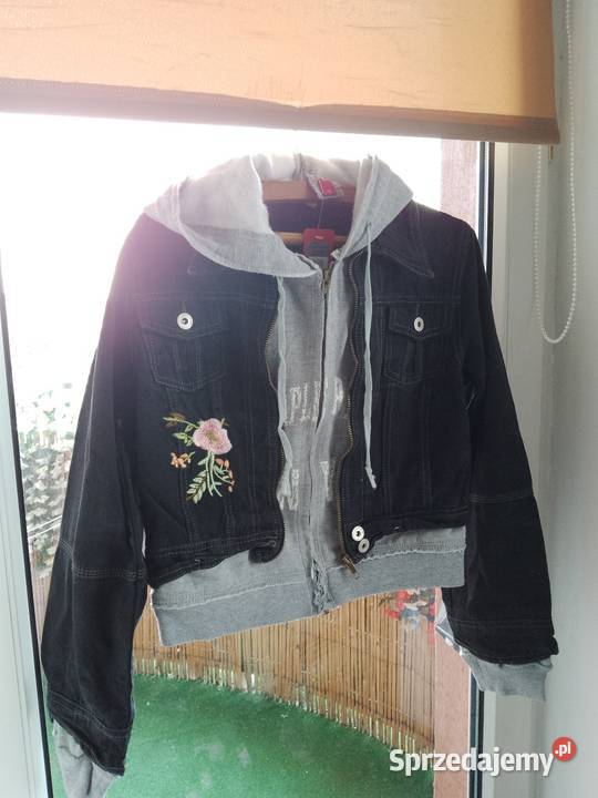 Kurtka jeansowa z bluzą Moda i Styl Chrzanów sprzedam
