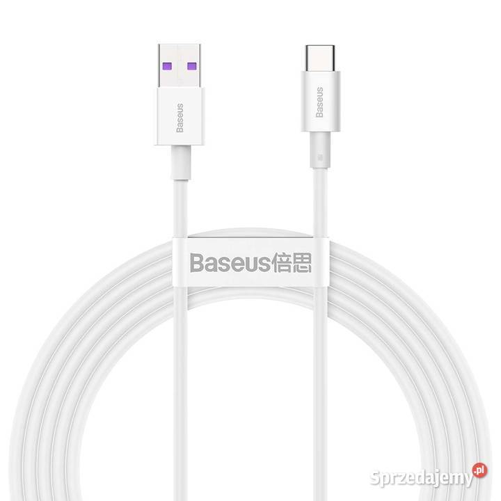 Kabel USB typeC 6A 66W 2m QC 30 Baseus szybkie