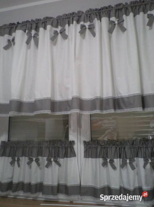 firanki lambrekiny zasłonki szyjemy na wymiar biały Włocławek