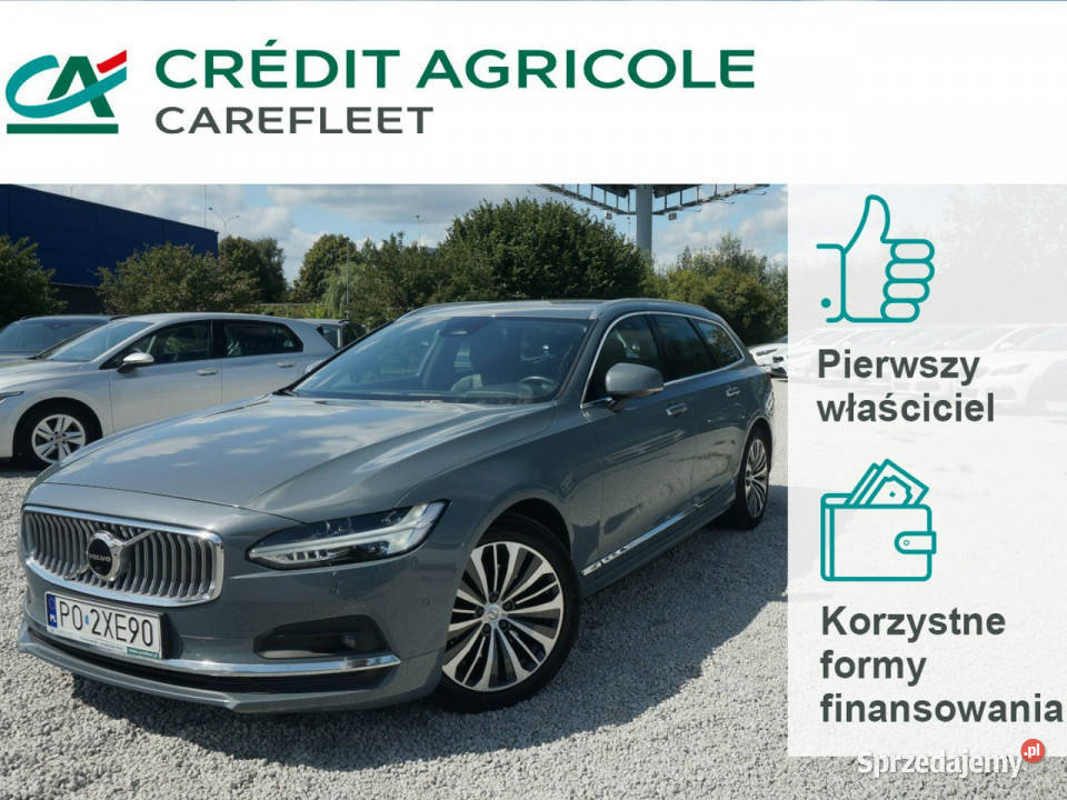 Volvo V90 B5 D AWD 235 Inscription Salon Faktura światła przeciwmgielne wielkopolskie Poznań