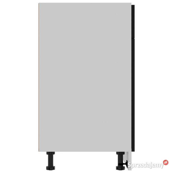 Szafka z szufladą czarna 80x46x815 WM801237 Warszawa