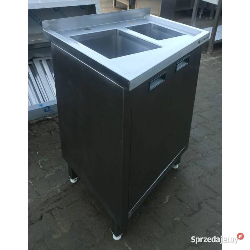 Zlew skośny 2 komory z Szafą 65704585 S 1430O Ostrów Wielkopolski