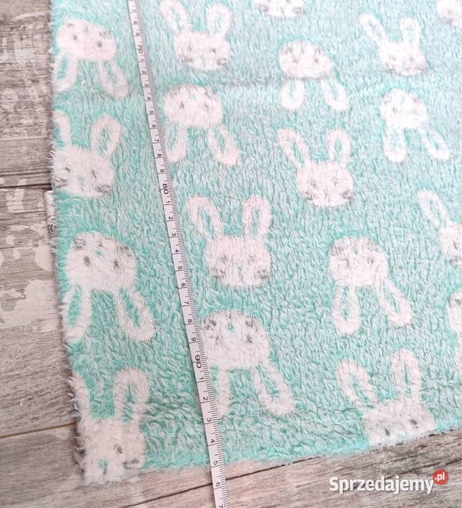 Kocyk zajączki 75x100 TMX Kids seledynowy sprzedam