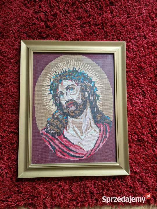 OBRAZY RĘCZNIE HAFTOWANE OSTATNIA WIECZERZA małopolskie