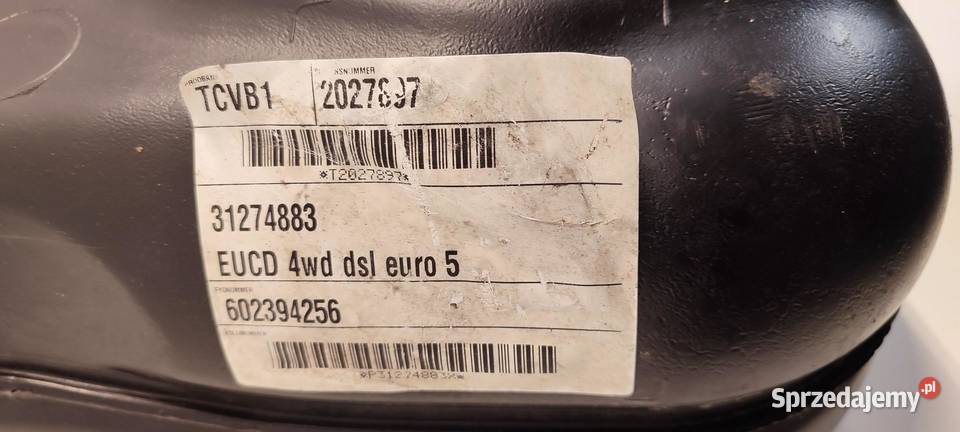 VOLVO XC70 ZBIORNIK BAK PALIWA 31274886 31274883