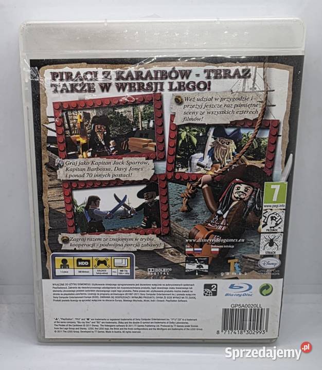 Gra Lego Piraci z Karaibów 3 sprzedam