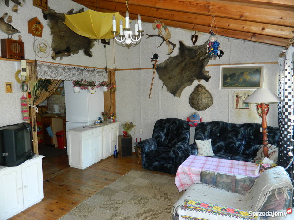 Borkowo domek letniskowy jeziorem drewno