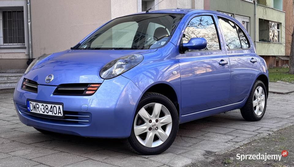 Śliczny nissan micra 2005 14 climatronic keyless benzyna Micra Wrocław