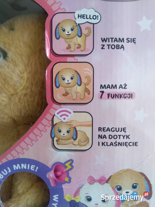 NAJTANIEJ Interaktywny Piesek Brązowy 7 Funkcji Zabrze