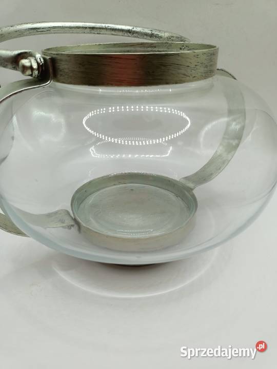 Dekoracja ogrodowa lampion szklany z metalem Zamość sprzedam