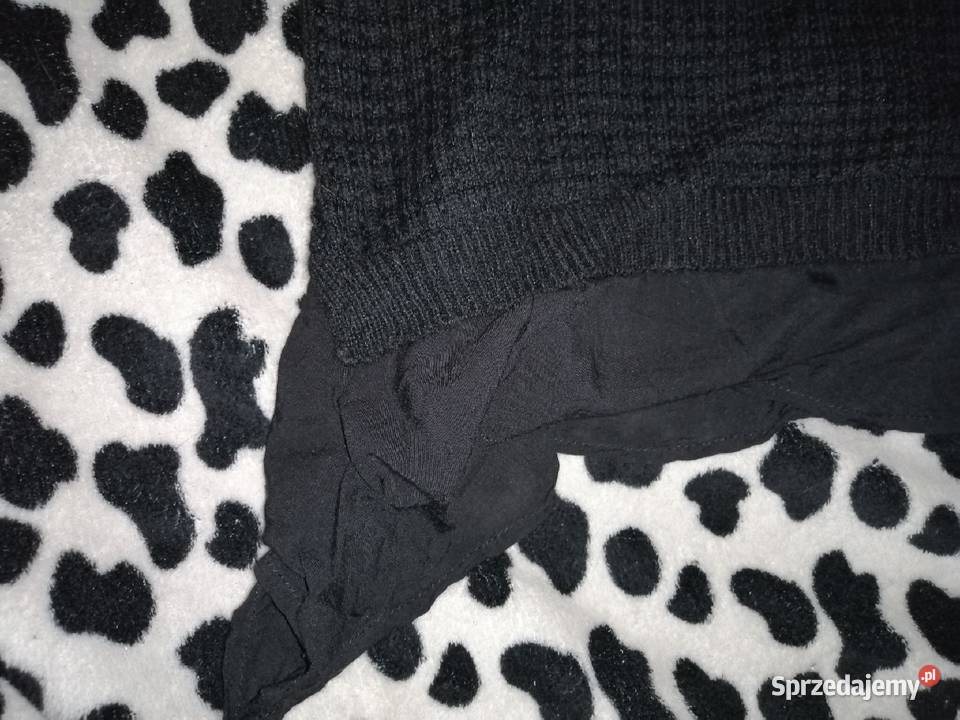 nowy Sweter Z falbanką Skład z dodatkiem Wełny wielkopolskie Leszno