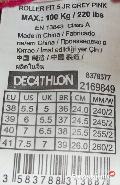 Łyżworolki OXELO Rolki fitness Borów sprzedam