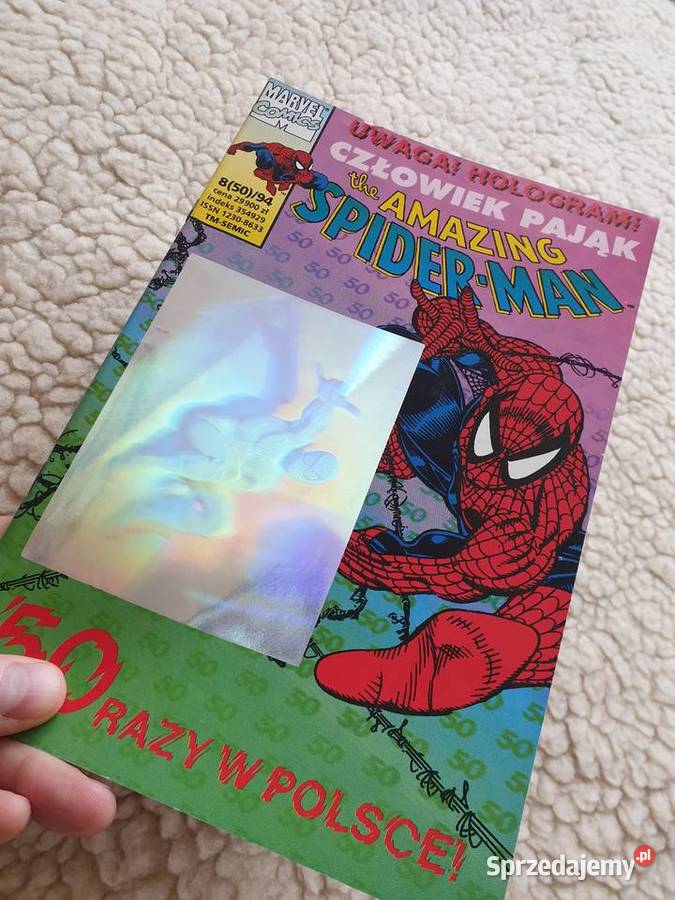 SpiderMan 85094 TM Semic HOLOGRAM Gdynia