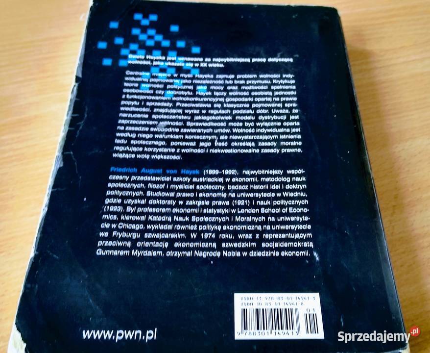 Konstytucja wolności Friedrich August von Hayek Gdańsk
