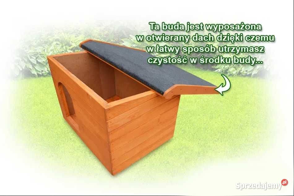 Buda psa JEDNOSPADOWA XXL ocieplana zdejmowany Kraków