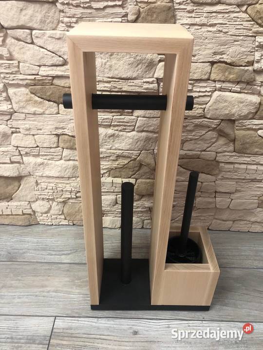 Stojak LOFT na papier toaletowy szczotka WC