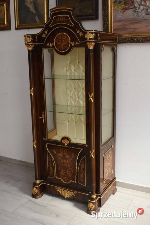 Witryna Piękna Styl Empire Gablotka Serwantka małopolskie Kraków