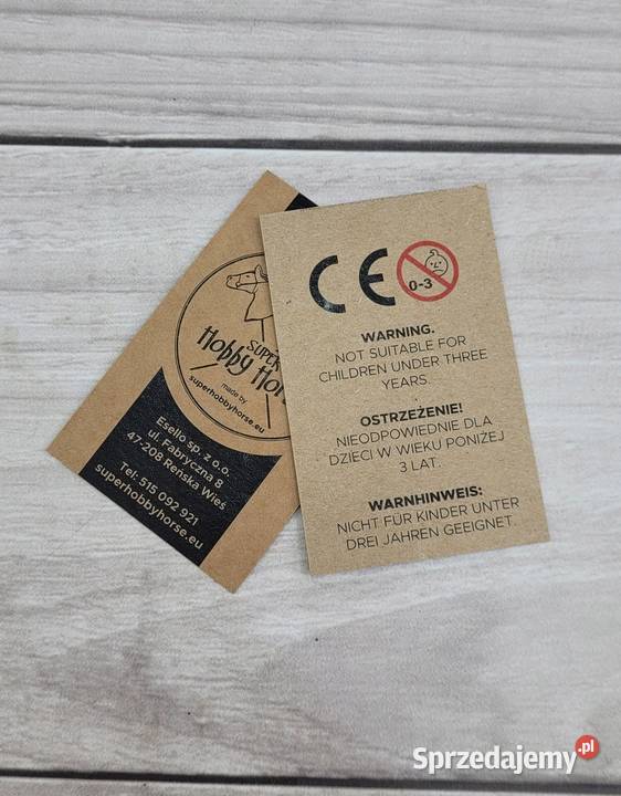 Hobby Horse Mały koń na kiju Premium tarantowaty