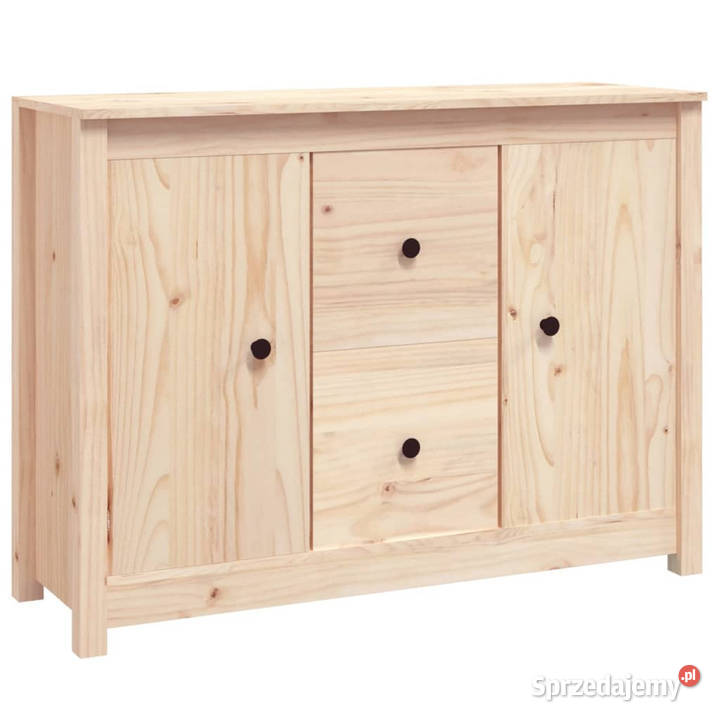 Komoda 100x35x74 lite drewno sosnowe WM814564 mazowieckie Warszawa
