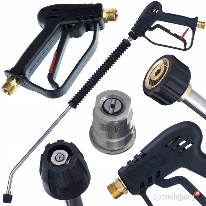Pistolet z Lancą i Dyszą Stalową M22x15 do Dom i Ogród Ludźmierz