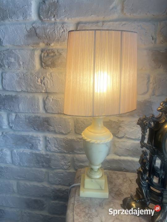 Piękna lampa z alabastru Żary sprzedam