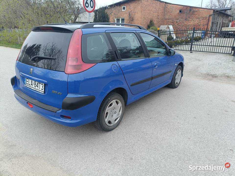 Peugeot 206SW 2003RBenzyna Przebieg169700 Łask