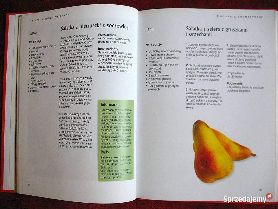 Przepyszne warzywa Kornelia Adam książka polska Rok wydania 2002 Siedlce sprzedam
