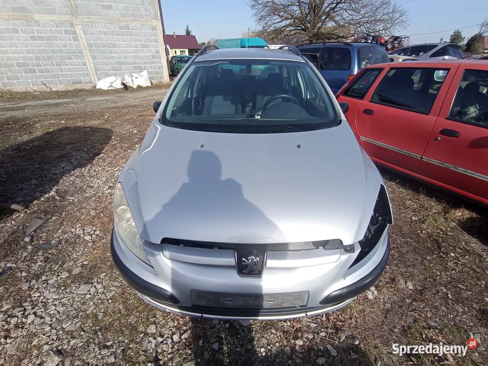 Peugeot 307 20 HDi r 66 kW 2002 r dawca części Szklarka Myślniewska