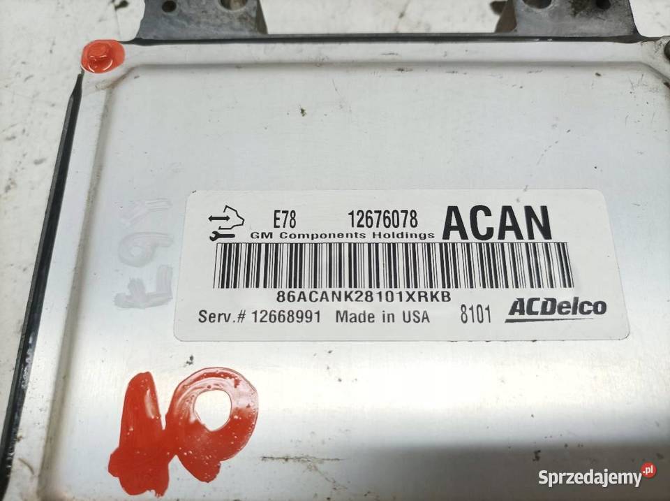 STEROWNIK SILNIKA 12676078 14 B 88 Opel Corsa V