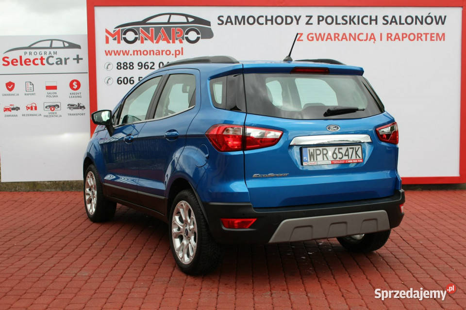 Ford EcoSport TITANIUM Pakiet zimowy Salon światła przeciwmgielne Włocławek sprzedam