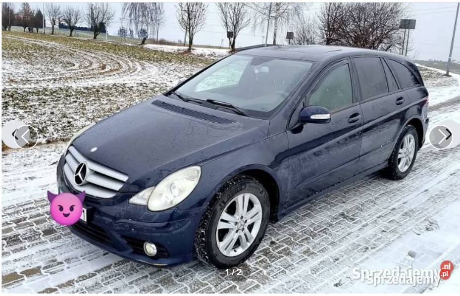 2008 Mercedes r klasa 7 osobowy ładny 30cdi Śrem