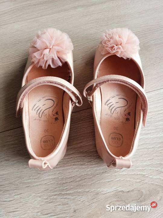 Buty baleriny baletki dziewczęce pudrowy brudny