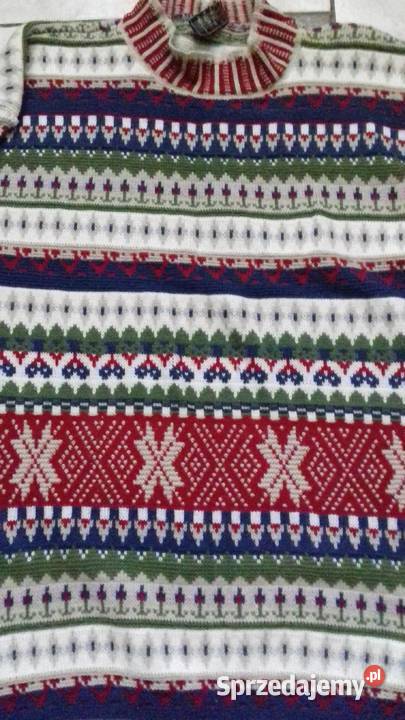 sweter damski kolorowy acrylwełna Swetry i golfy mazowieckie Warszawa
