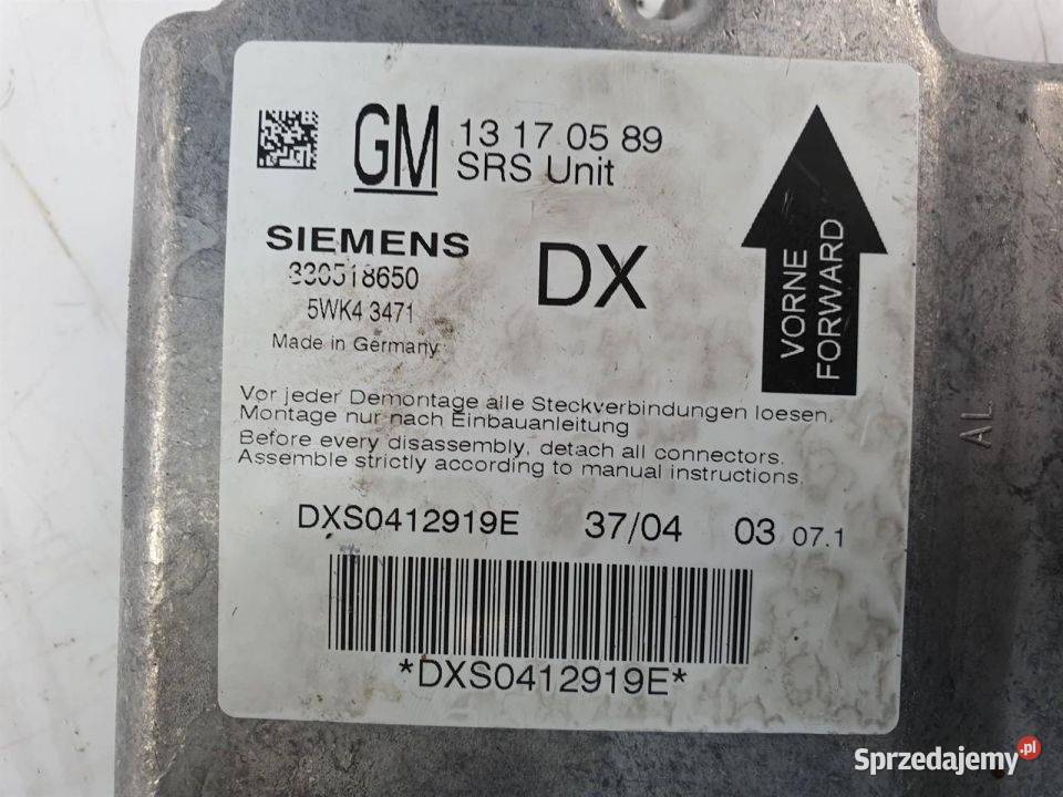 MODUŁ OPEL SIGNUM 13170589 osobowe Lipno