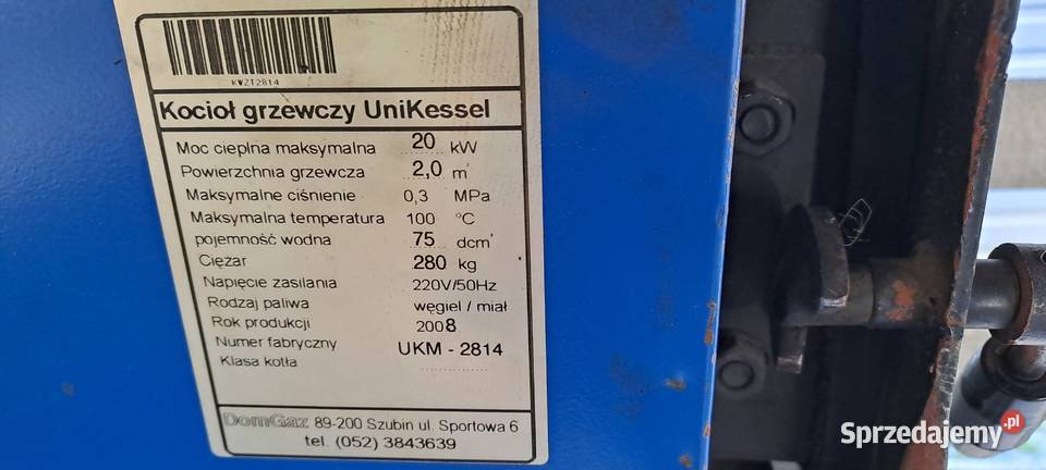 PIEC WĘGLOWY BOILER 150L Mińsk Mazowiecki sprzedam